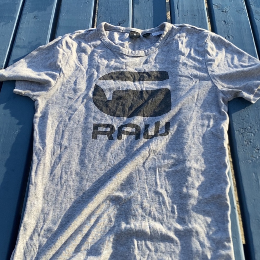 G-Star Light Gray Logo Tee